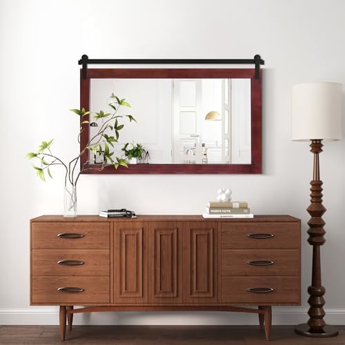 COGOOD Farmhouse Bathroom Mirrors for Over Sink - 30 x 45 Espresso