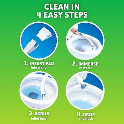 Scrubbing Bubbles Fresh Brush Flushable Cleaner Refills, 10 Count (Pack of 6)