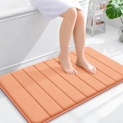 OLANLY Memory Foam Bath Mat 36x24, Super Soft and Absorbent Bathroom Rugs