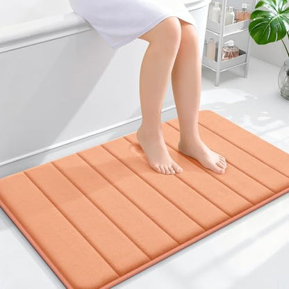 OLANLY Memory Foam Bath Mat 36x24, Super Soft and Absorbent Bathroom Rugs