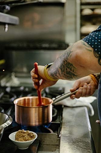 Matfer Bourgeat Exoglass® High Temperature Cooking Spoon, Red, 11 7/8"
