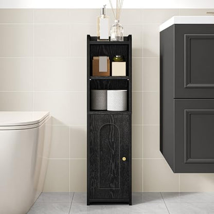Hzuaneri Bathroom Storage Cabinet, Narrow Toilet Paper Cabinets with Doors