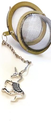 Unicorn Skeleton Tea Strainer Infuser or Brewing Dried herbal Tea Leaves