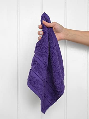 American Soft Linen 100% Cotton Luxury Turkish Towels, 4 PC Washcloth Set