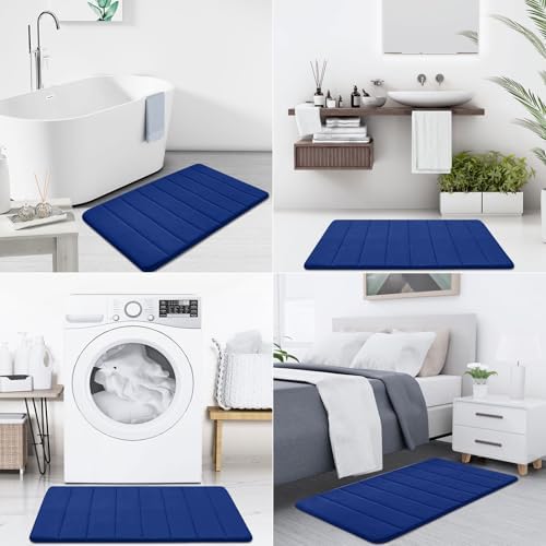 Buganda Memory Foam Bath Mat 59 x 34, Ultra Soft Absorbent Bathroom Rugs