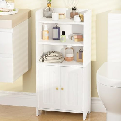 BEWISHOME Bathroom Storage Cabinet,Small Floor Cabinet,Toilet Paper Cabinet