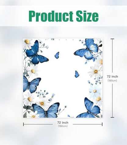 Bathroom Shower Curtain Cute Cortinas para Baño 72 x 72, Butterfly