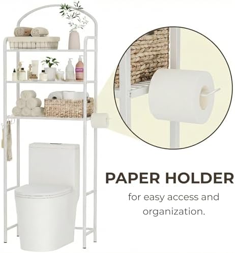 3 Tier Over The Toilet Storage Rack, Bathroom Organizer
