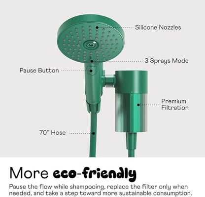 sproos! - Handheld Showerhead, High Performance Filtration, Lilac