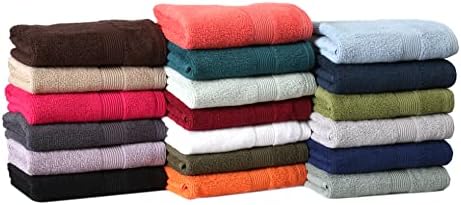 Belizzi Home Ultra Soft 6-Piece Hand Towel Set 16x28-100% Ringspun Cotton - Durable & Highly Absorbent Hand Towels - Ideal for use in Bathroom, Kitchen, Gym, Spa & General Cleaning - White