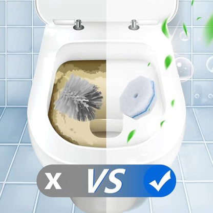 50 Count Upgrade 3-Layer Toilet Bowl Refills Fits for Clorox Toilet Brush