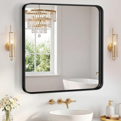 NEWBULIG Bathroom Mirror for Over Sink, 36X36 Inch Wall Vanity Mirror