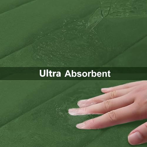 Buganda Memory Foam Bath Mat 47 x 24, Ultra Soft Absorbent Bathroom Rugs