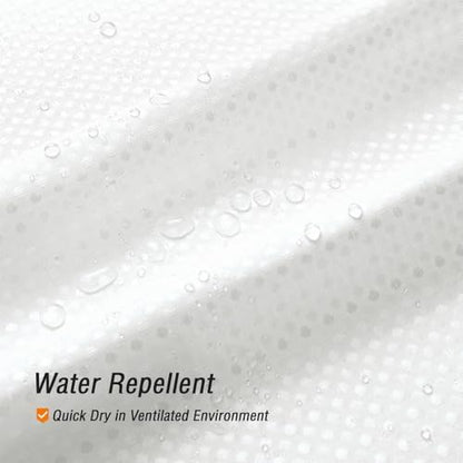 Gibelle Extra Long 230GSM Heavy Duty White Shower Curtain, 72 x 84