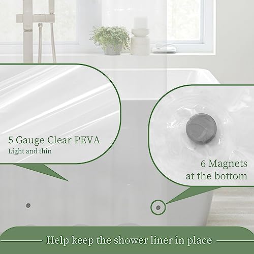 Mrs Awesome 71x72 Shower Curtain Liner Clear
