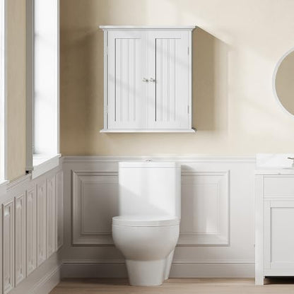 ChooChoo Bathroom Wall Cabinet with 2 Doors, Over The Toilet