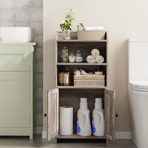 Homhedy Small Bathroom Storage Cabinet, Toilet Paper Storage Cabinet