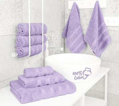 American Soft Linen 100% Cotton Luxury Turkish Towels, 6 Piece Towel Set