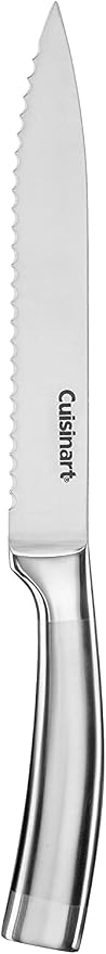 CUISINART Block Knife Set, 15pc Cutlery Knife Set with Steel Blades for Precise Cutting , Lightweight, Stainless Steel, Durable & Dishwasher Safe, C99SS-15P