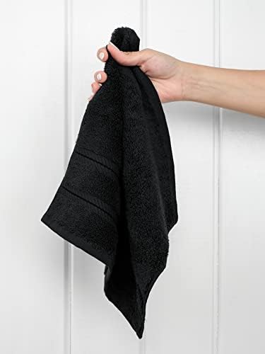 American Soft Linen 100% Cotton Luxury Turkish Towels, 4 PC Washcloth Set