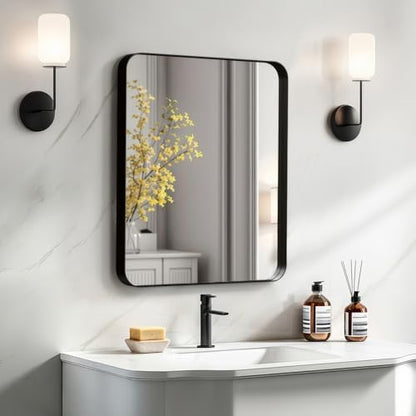 20"x16" Bathroom Vanity Mirror for Wall Aluminum Framed Farmhouse Rectangle