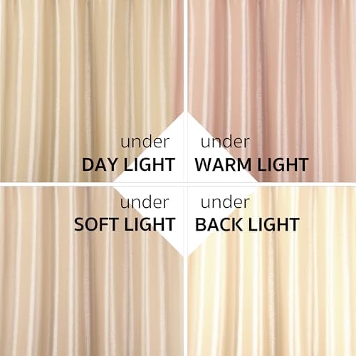 Champagne Gold Glitter Shower Curtain: Waterproof Washable, 78Lx72W