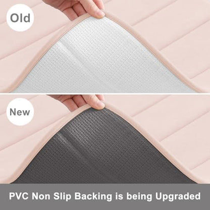 Buganda Memory Foam Bath Mat 35.4 x 24, Ultra Soft Absorbent Bathroom Rugs