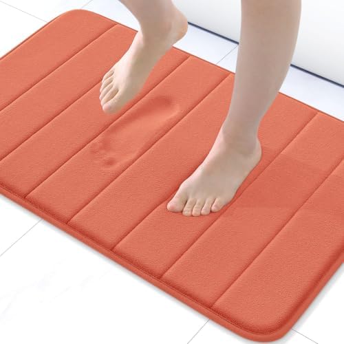 Buganda Memory Foam Bath Mat 24 x 16, Ultra Soft Absorbent Bathroom Rugs
