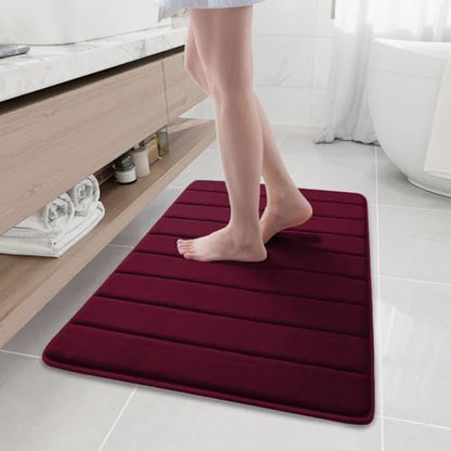 Buganda Memory Foam Bath Mat 35.4 x 24, Ultra Soft Absorbent Bathroom Rugs