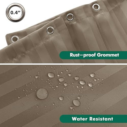 Fabric Shower Curtain Liner 72x72 Inch-Standard Size Cloth Shower Liners
