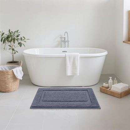 SHACOS Soft Microfiber Bathroom Rugs Set 2 Pieces with Toilet Rug