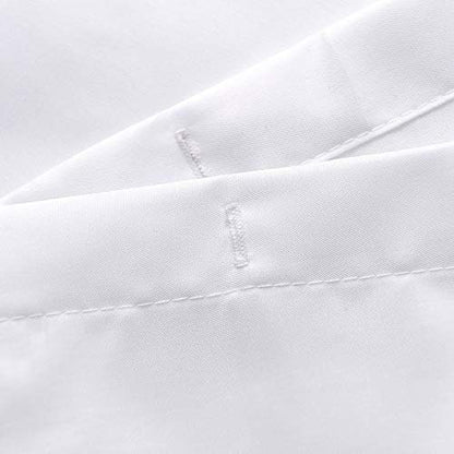 N&Y HOME Fabric Shower Curtain or Liner with Magnets 71x72, White