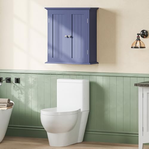 ChooChoo Bathroom Wall Cabinet with 2 Doors, Over The Toilet