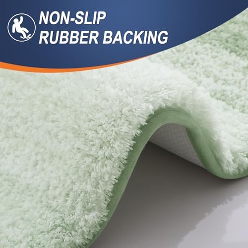 OLANLY Bathroom Runner Rug 40x24, Extra Soft Absorbent Microfiber Bath Rugs