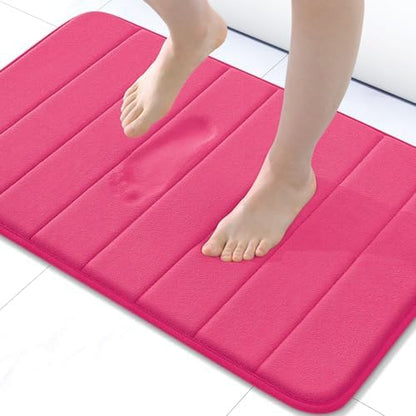 Buganda Memory Foam Bath Mat 30 x 20, Ultra Soft Absorbent Bathroom Rugs