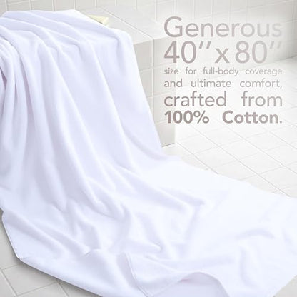 American Soft Linen 100% Cotton Luxury Turkish Towels, 40x80 XL Bath Sheet