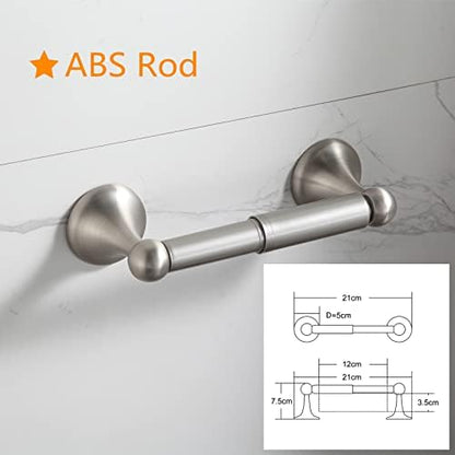BGL Bathroom Hardware Set Brushed Nickel Adjustable Expandable Bath Towel Bars Bathroom Accessory Set Towel Racks 8-Pieces Wall Mount