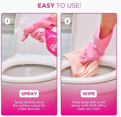 Stardrops The Pink Stuff Bathroom Foam Cleaner Spray, 30 Fl Oz