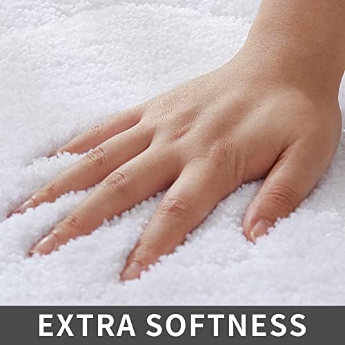 COSY HOMEER Non-Slip Bath Mats Extra Thick Absorbent Plush Washable
