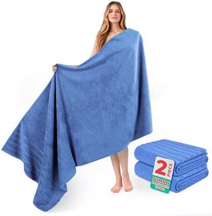 American Soft Linen 100% Cotton Luxury Turkish Towels, 2PC 35x70 Bath Sheet