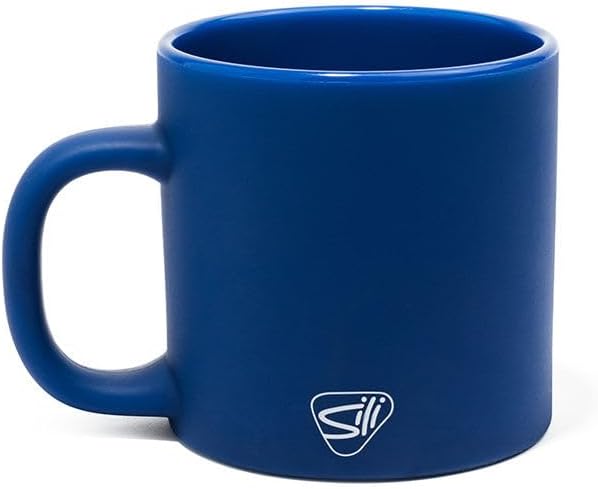 Silipint 16oz Silicone Coffee Mug – Unbreakable Dishwasher Safe Microwave Oven & Freezer Compatible Travel Mug – Non-Toxic Reusable Cup for Hot Coffee Tea or Cold Drinks (Classic Blue) Pack of 1