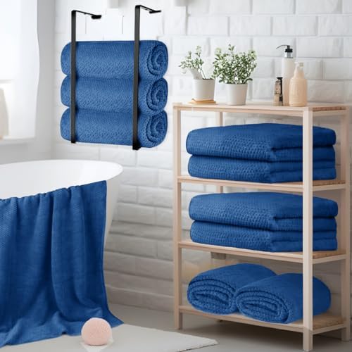 HOMEXCEL 6PK Bath Towel Set, 24x48 in, Absorbent&Quick Dry Towels for Hotel