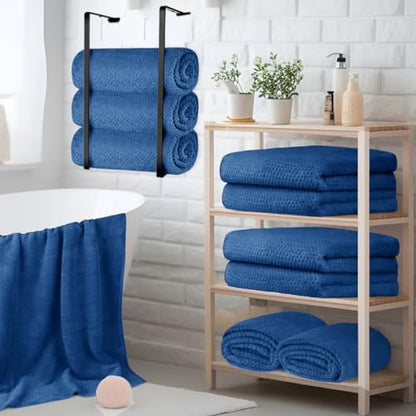HOMEXCEL 6PK Bath Towel Set, 24x48 in, Absorbent&Quick Dry Towels for Hotel