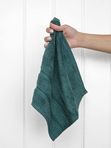 American Soft Linen 100% Cotton Luxury Turkish Towels, 4 PC Washcloth Set