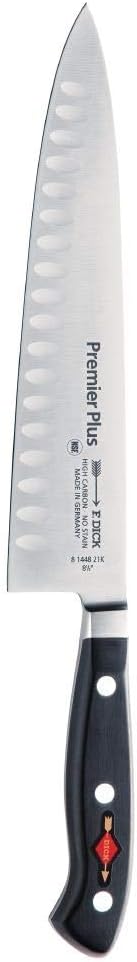 F. DICK – Premier Plus Kitchen Knife - knife with 8.22" blade & 56 HRC - Ideal for Meat, Fish & vegetables - High carbon - Stainless steel – Cutting Edge – Non-slip handle