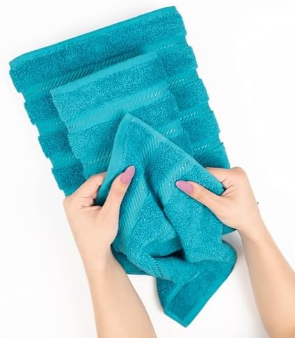 American Soft Linen 100% Cotton Luxury Turkish Towels, 4 PC Bath Towel Set