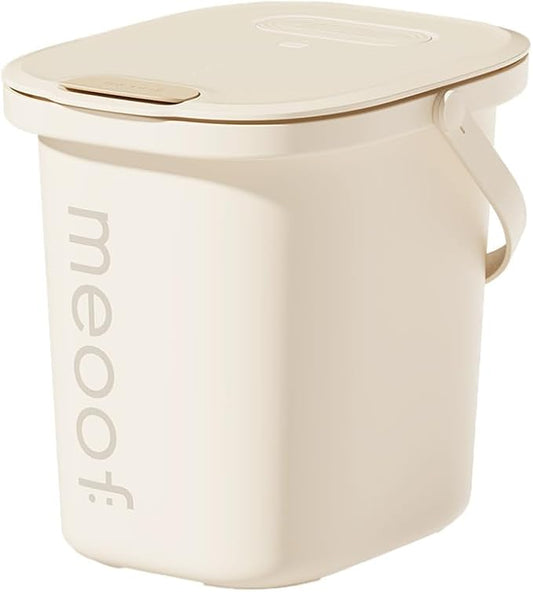 Vacuum Pet Food Storage Airtight Dry Pet Food Bucket 13L/15 lb Dog Food Storage Container for Dogs Cats Small Animals Rechargeable Sealed Storage Bin with Scoop Keep Pet Food Fresher
