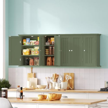 ChooChoo Laundry Cabinet with 3 Doors and Adjustable Shelves