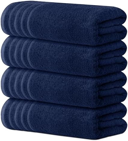 Avalon Towels Bath Towels Set of 4, Size 30 x 60 Inches