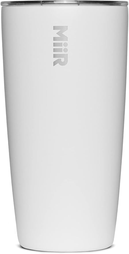 MiiR Tumbler, 16oz | Insulated Stainless Steel with Press Fit Slide Lid – Splash Proof Design, Holds Hot & Cold Beverages, Cup Holder Compatible